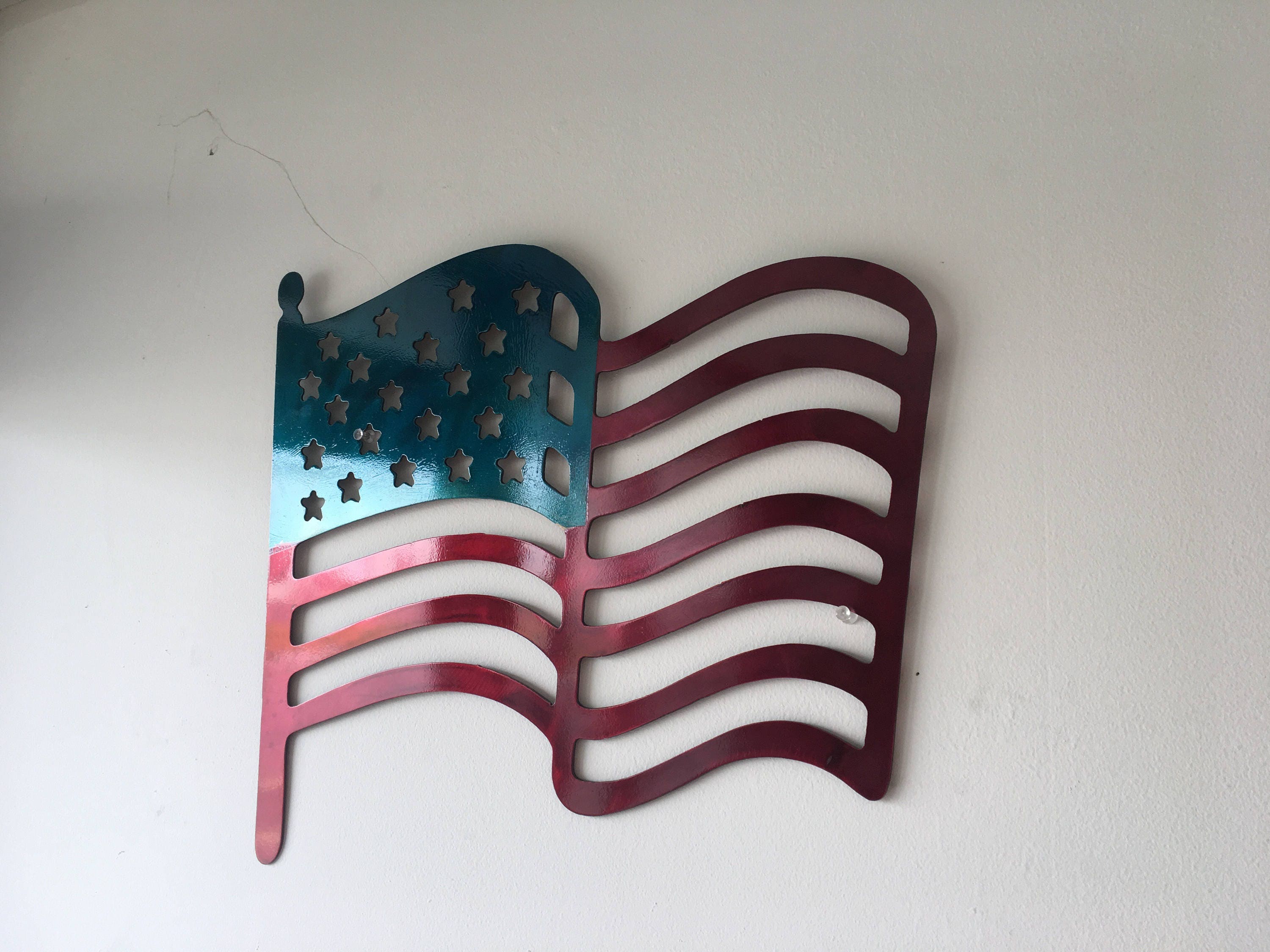 American flag Blue and red