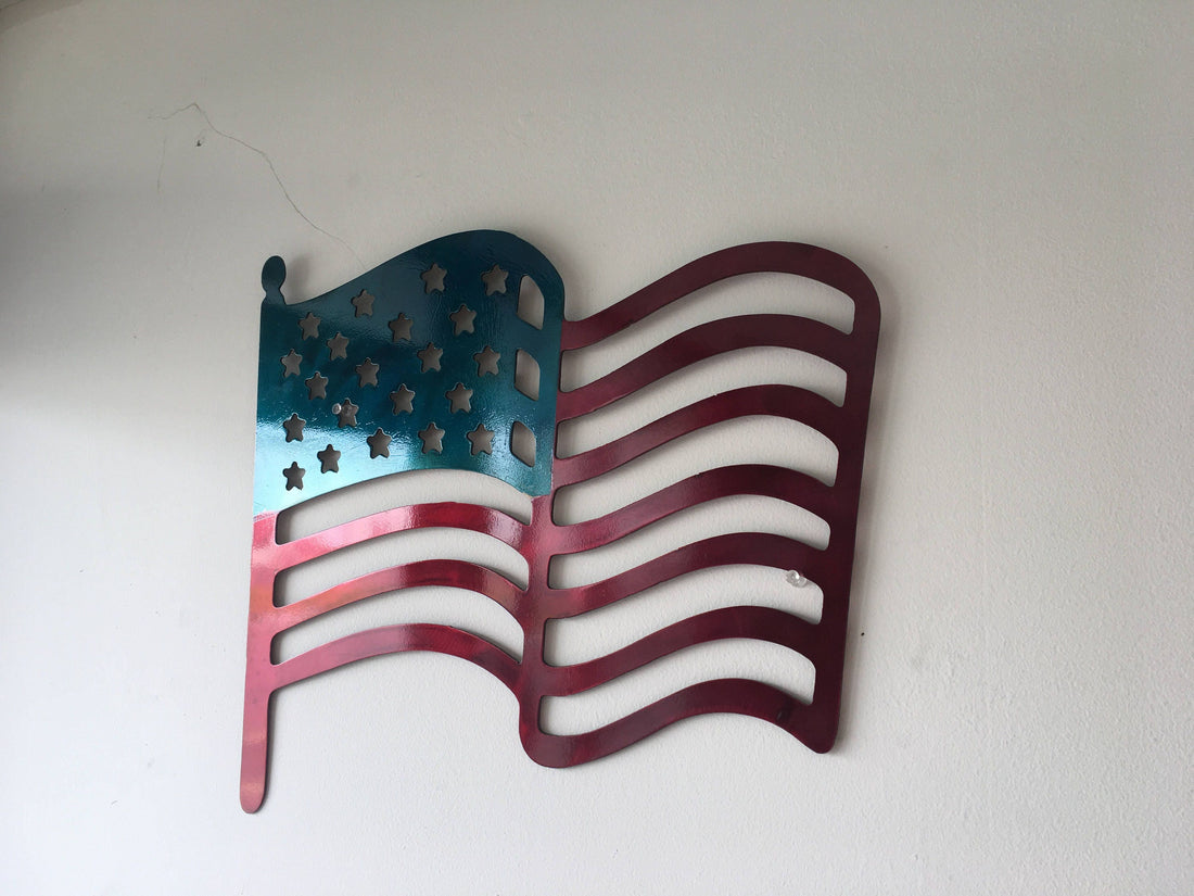 American flag Blue and red