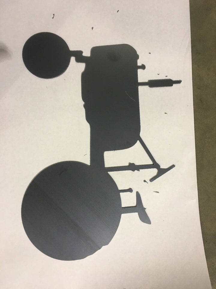 Tractor farmall metal 14 ga powder coated 16.73x12.68"