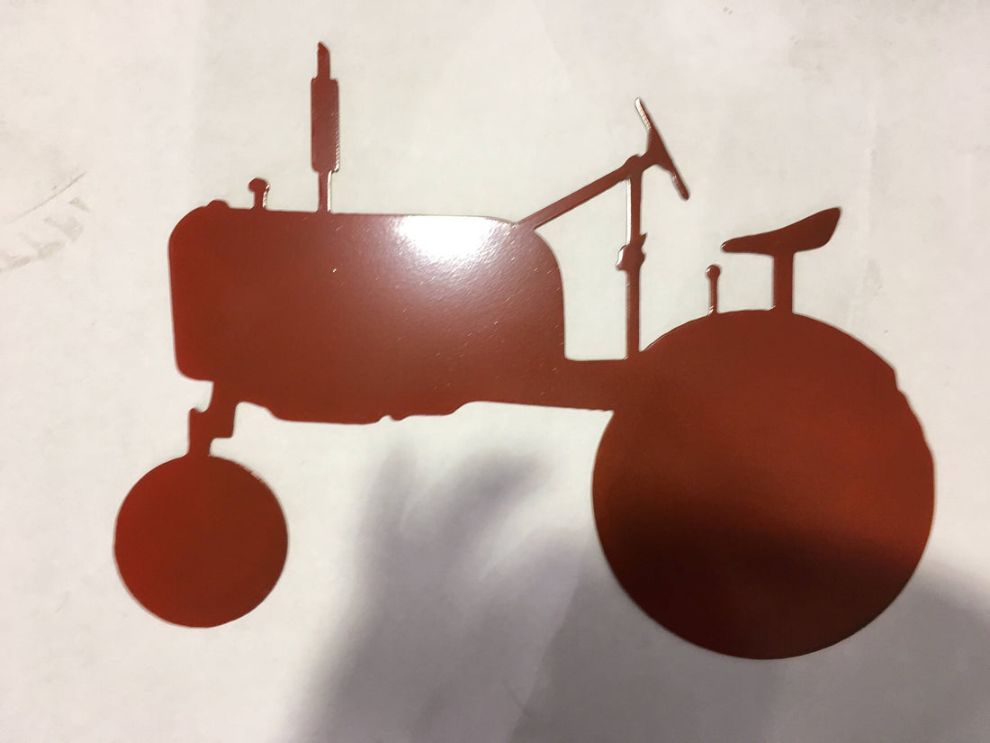 Tractor farmall metal 14 ga powder coated 16.73x12.68"