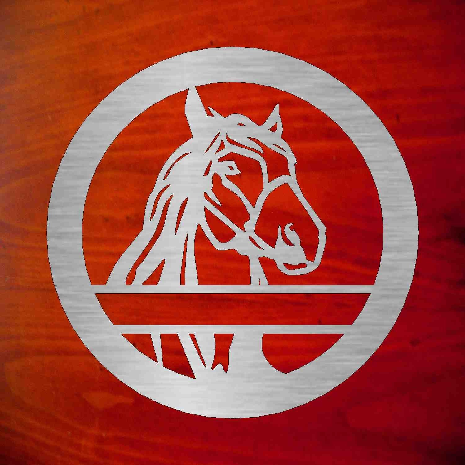 custom horse name plate 31775