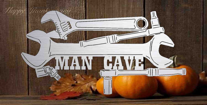 Man cave wernch sign 3275