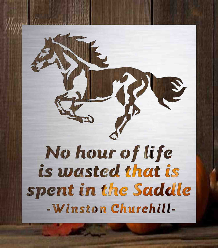 horse sign. no hour wasted 19688