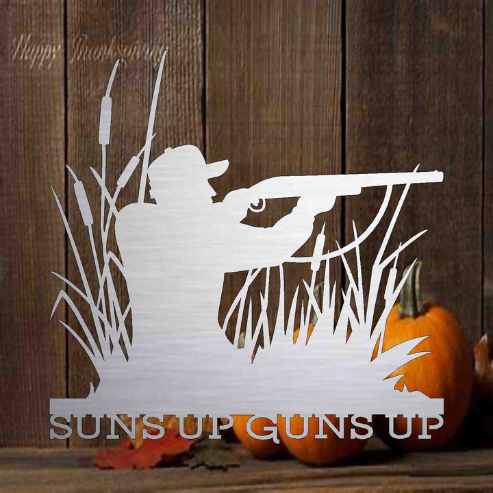 Hunting sign - Home Decor - Patio Decor - Hunting Art , Door Monogram,15430