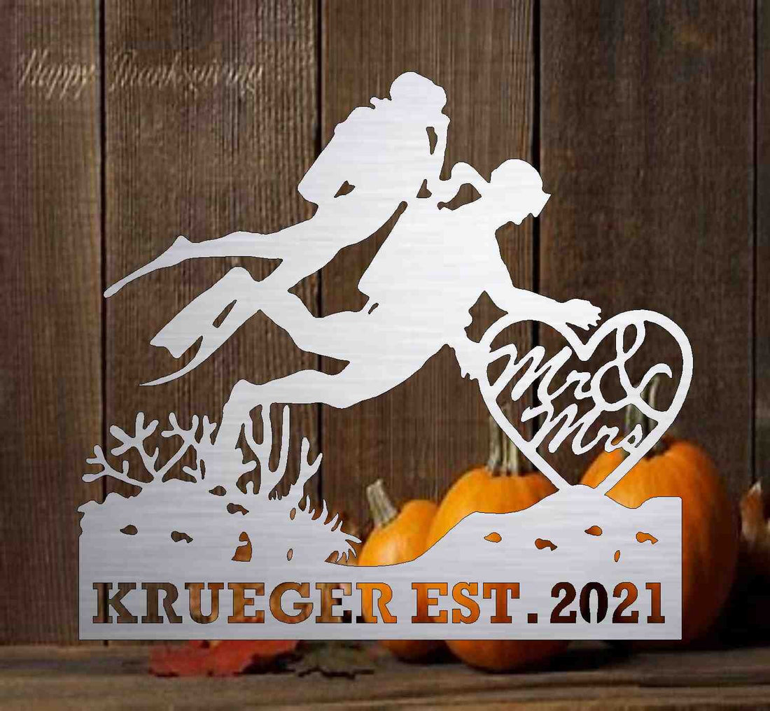 Scuba Sign - Metal Art and Home Decor - Scuba Gifts - Bee Farm Sign - Scuba diving Sign - scuba Decor - Scuba Diving Personalized