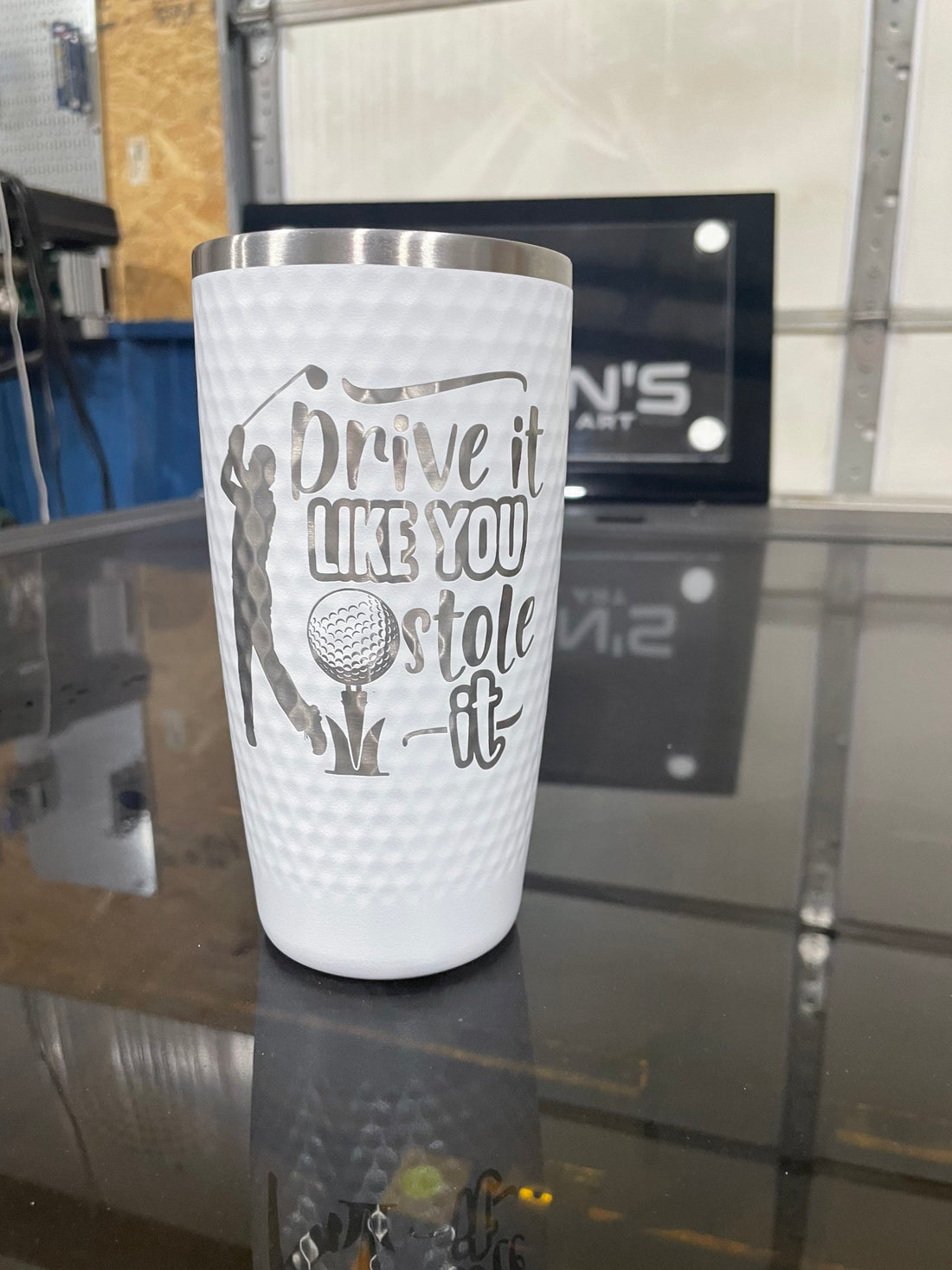 Polar Camel 20 OZ Tumbler faith can move mountains