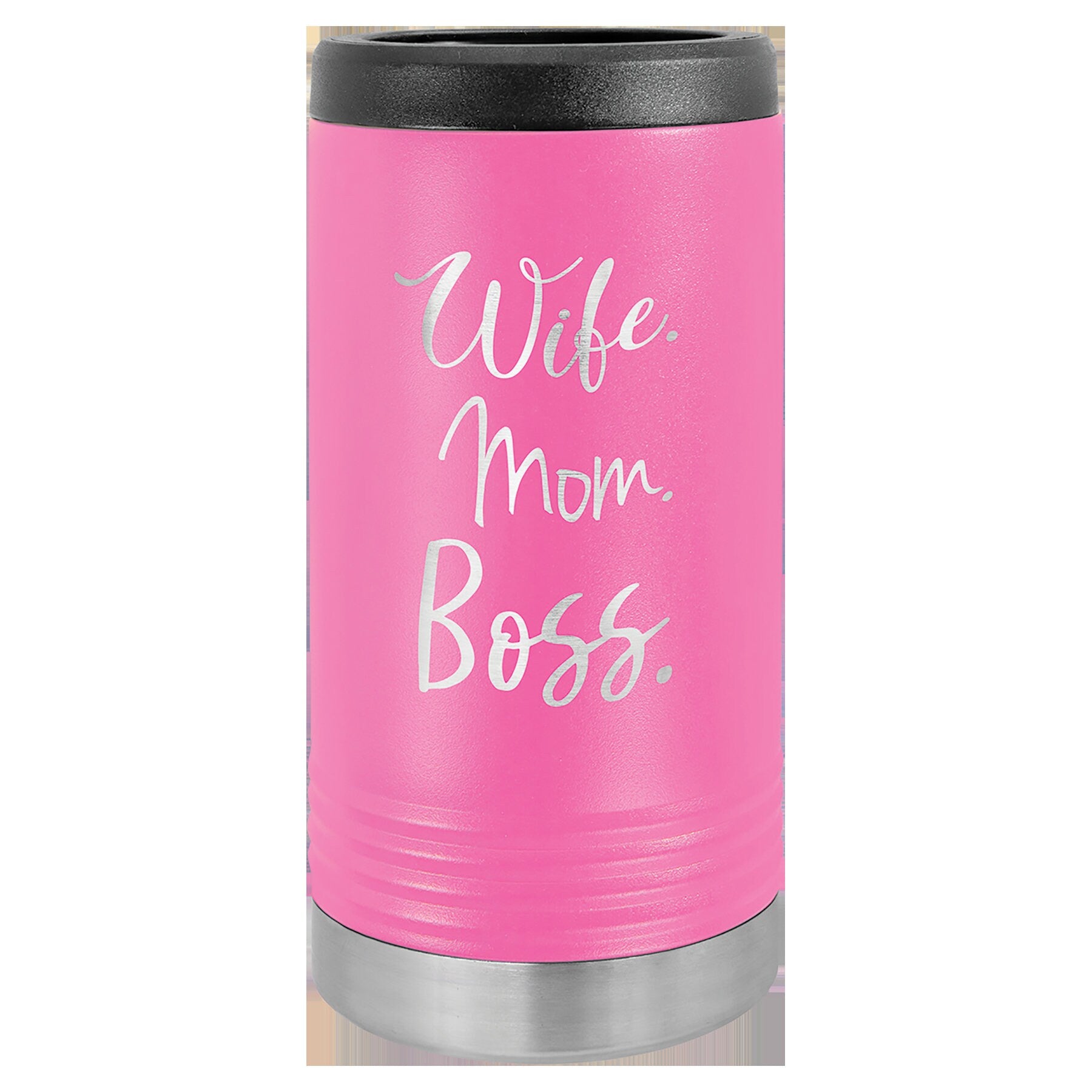 Polar Camel Coral Slim Beverage Holder Customized