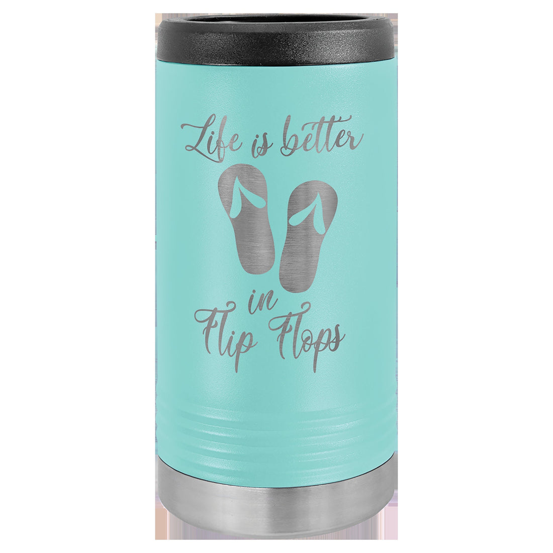 Polar Camel Coral Slim Beverage Holder Customized