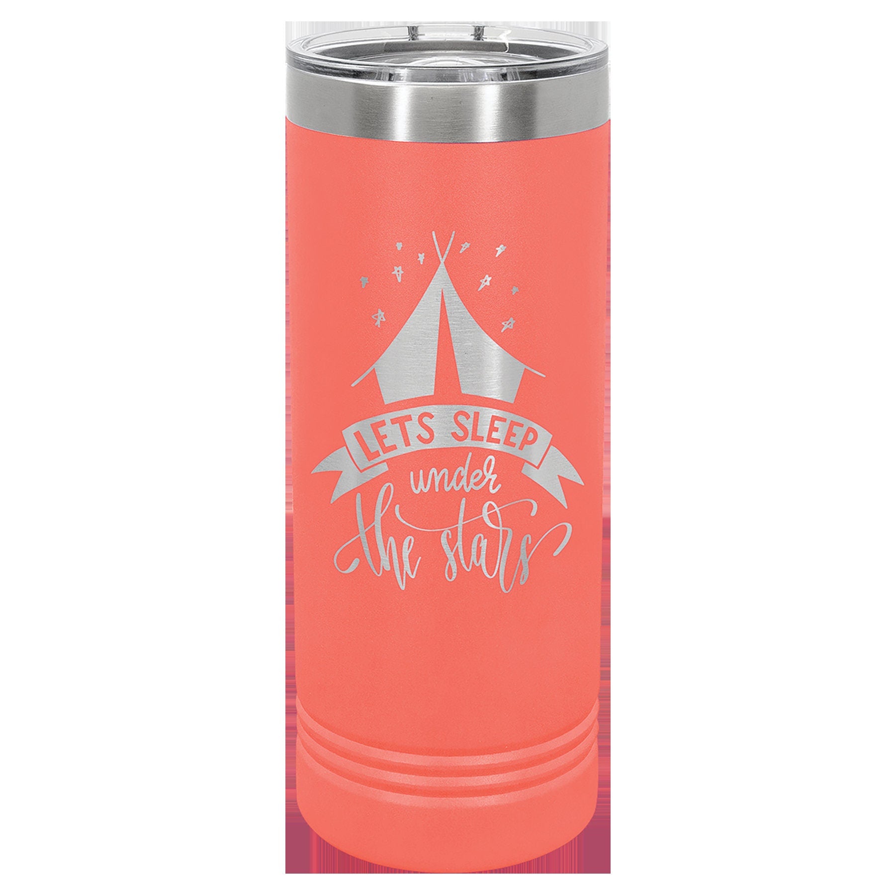 Polar Camel 22 OZ skinny Tumbler with slider lid Customized