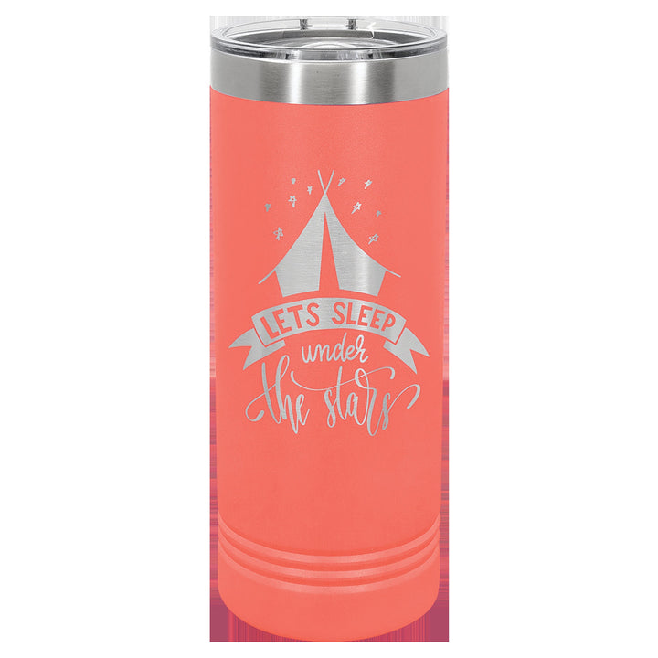 Polar Camel 22 OZ skinny Tumbler with slider lid Customized