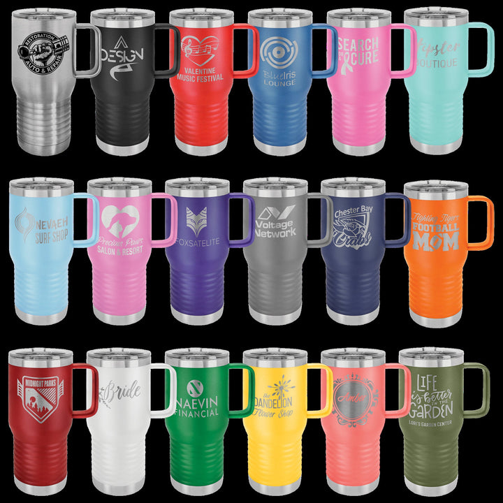 Polar Camel 20 OZ Travel mug with slider lid Customized