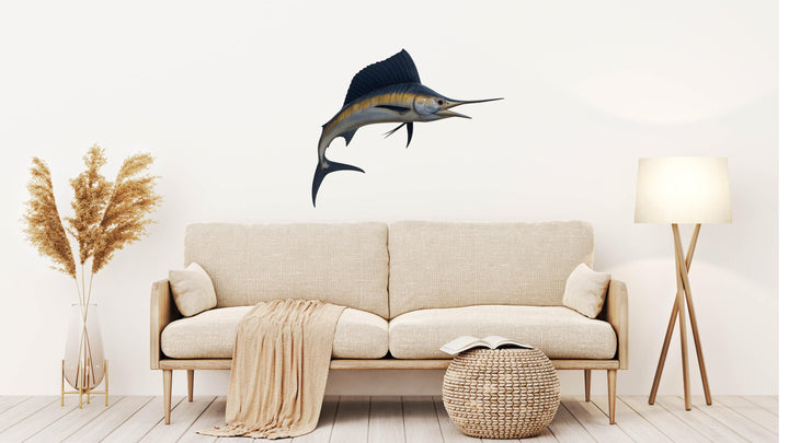 Sail fish printed Metal Sign Exterior or Interior