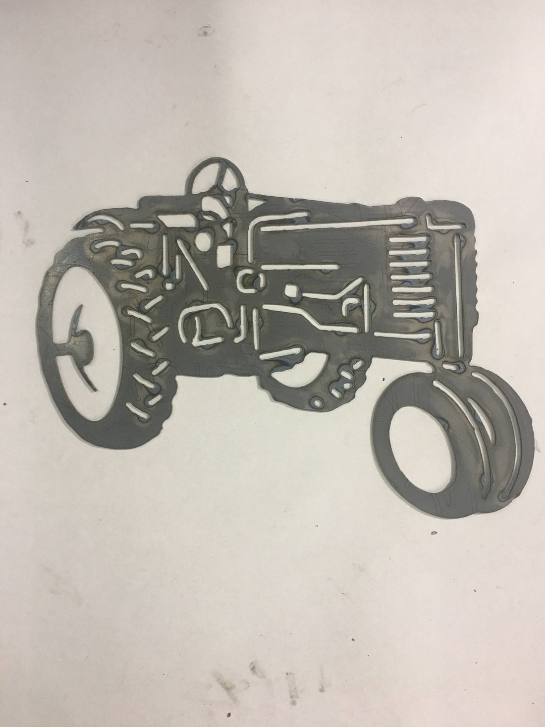 Metal tractor