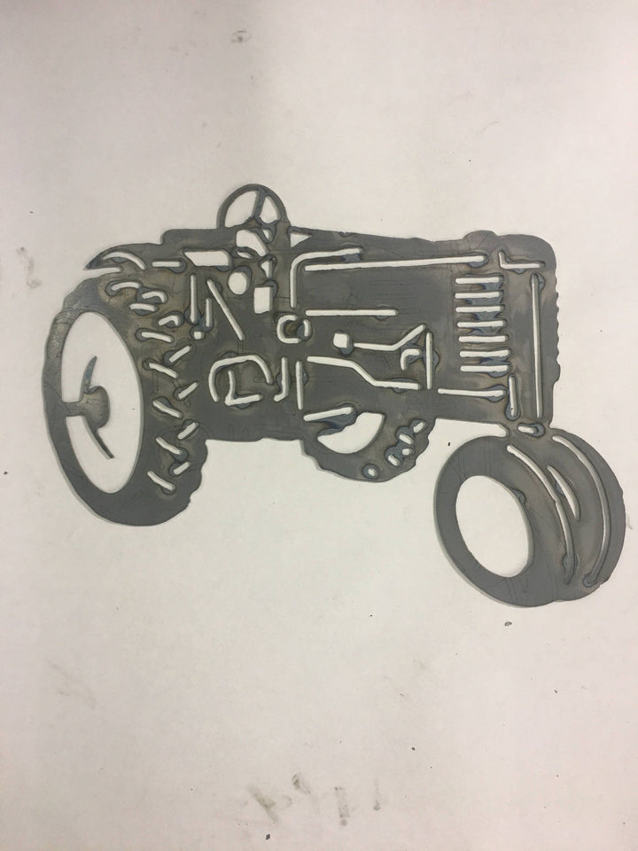 Metal tractor
