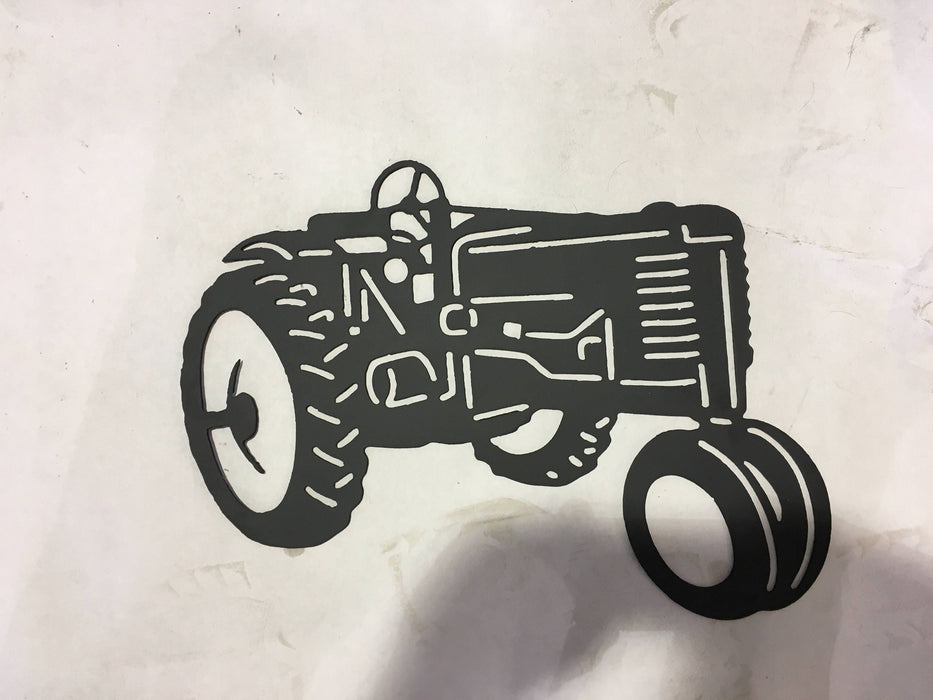 Metal tractor