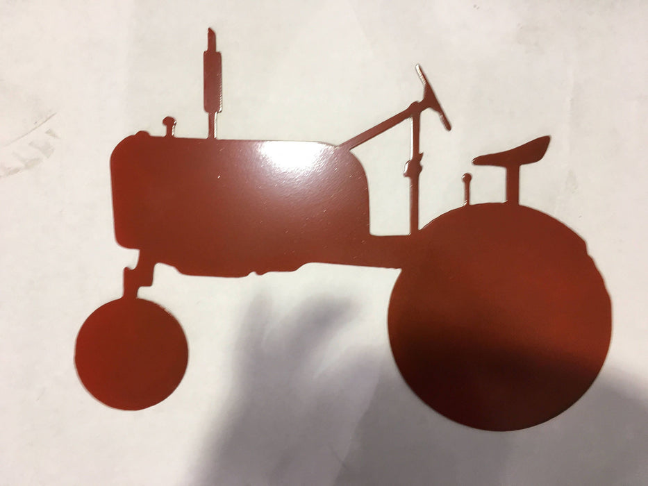 Tractor farmall metal 14 ga powder coated  16.73x12.68"