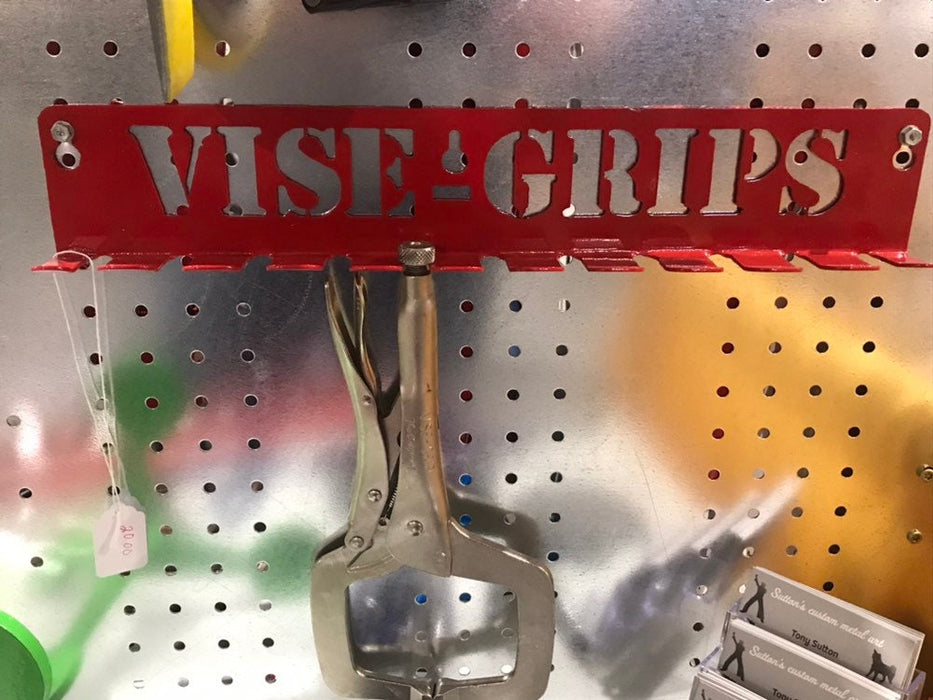 Vice grip storage organization hanger