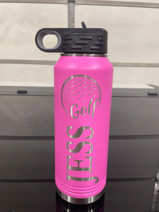 Polar Camel 32 OZ sports bottle Customized with volleyball design and name